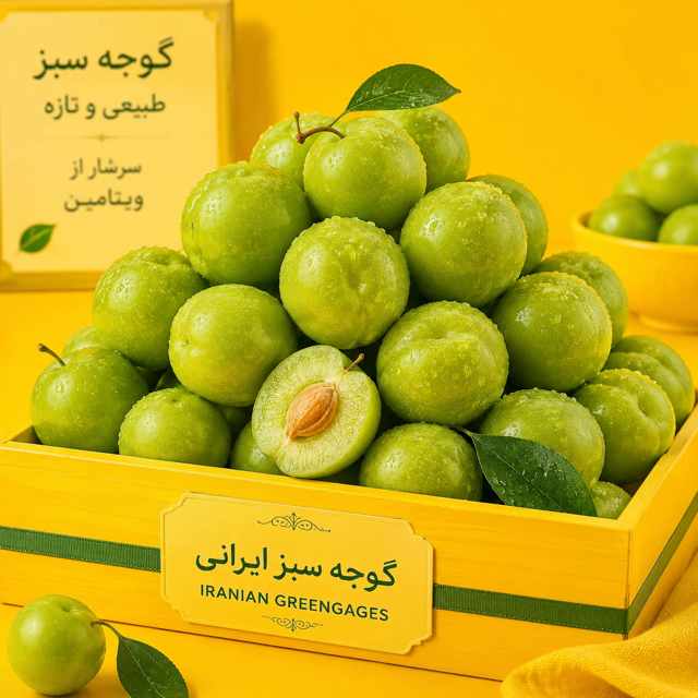 گوجه سبز نیم‌کیلو